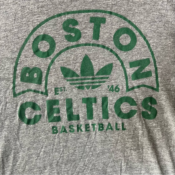 Adidas Boston Celtics 2012 Gray T-Shirt - Picture 2 of 4